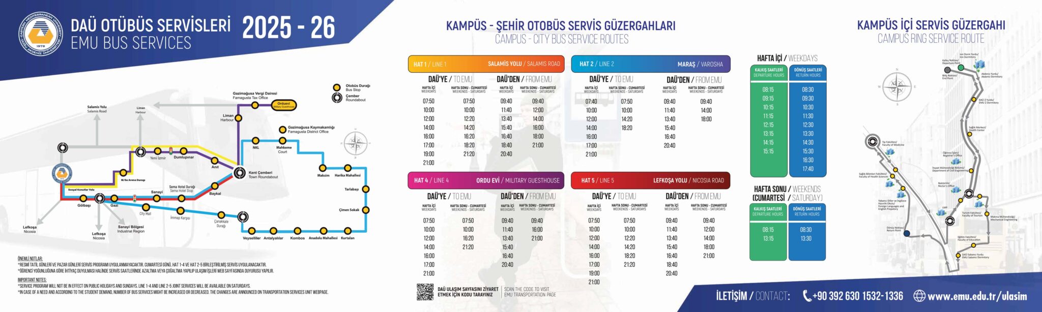 2025 26 fall semester service routes guz donemi servis guzergahlari